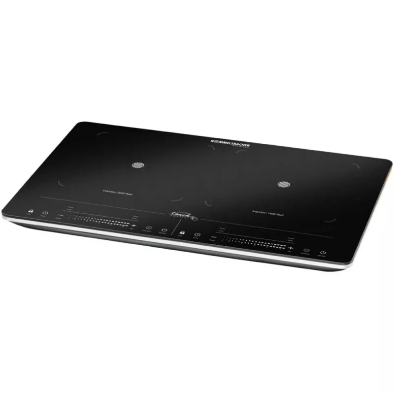 Rommelsbacher CT 8686,80cm (3420) Melna indukcijas plīts virsma 56 cm 2 zonas (CT3420/in)