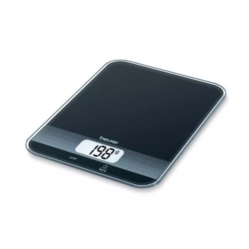 Beurer 70404 virtuves svari digitāli melni portatīvi 5 kg 200x145x17mm