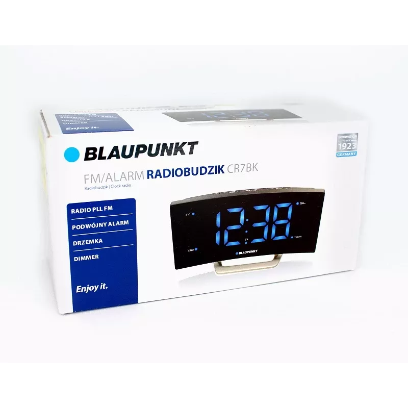 Modinātājs ar radio BLAUPUNKT CR7 BK (CR7 BK)