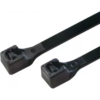 Kāpņu tipa kabeļu saites LogiLink KAB0041B, 500 mm, 4.4 mm, 100 gab., melnas
