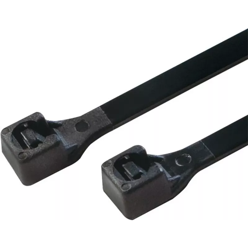 Kāpņu tipa kabeļu saites LogiLink KAB0041B, 500 mm, 4.4 mm, 100 gab., melnas