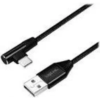 LogiLink CU0137 USB kabelis USB 2.0 0.3 m USB A – USB C melns