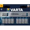 Varta 06205 CR123A litija baterija 3 V 34.5 mm 16 g (10 iepakojumā)