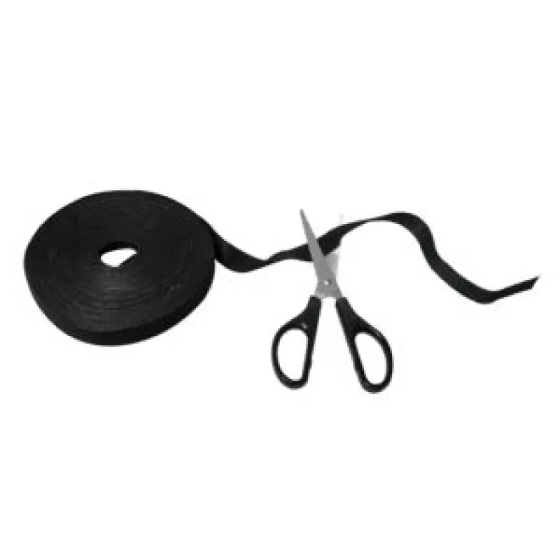 LogiLink KAB0055 Velcro kabeļu saitējlente, rullis 10 m x 20 mm, melna