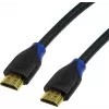 LogiLink CH0062 High Speed HDMI 2.0 vads ar Ethernet, 4K/60Hz Ultra HD, 3D, zeltīti kontakti, 2 m, melns