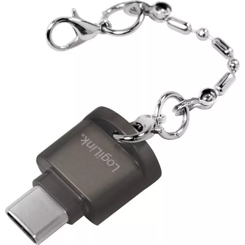 USB-C uz microSD karšu lasītājs atslēgu piekariņš