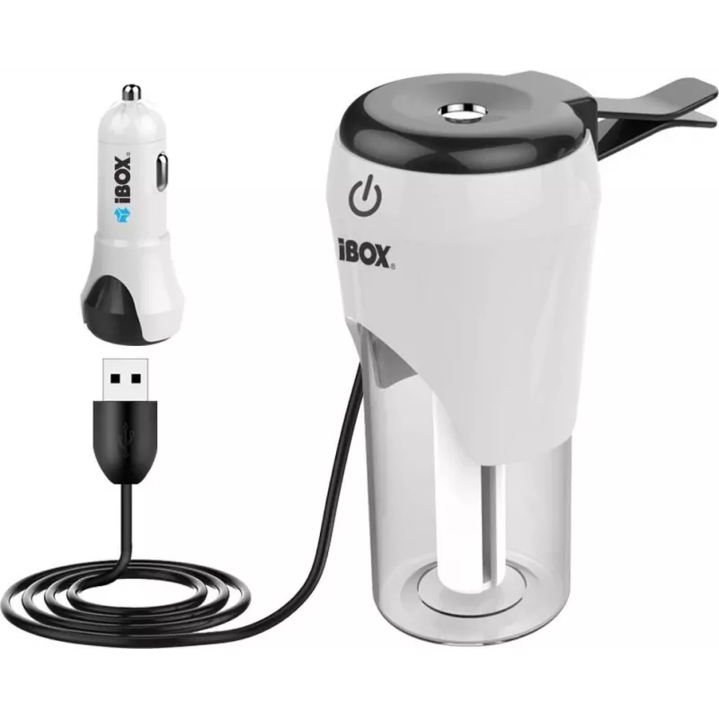 iBox ICCH-01 Auto USB lādētājs ar gaisa mitrinātāju un aromatizētāju