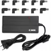 Strāvas adapteris/invertors IBOX IUZ90WA 90 W, ieeja 100–240 V, izeja 4.5 A, regulējams spriegums, iekštelpām, melns