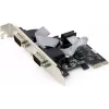 Gembird SPC-22 PCIe seriālā adaptera karte, 2x RS-232, zema profila, WCH382, 2 Mbps