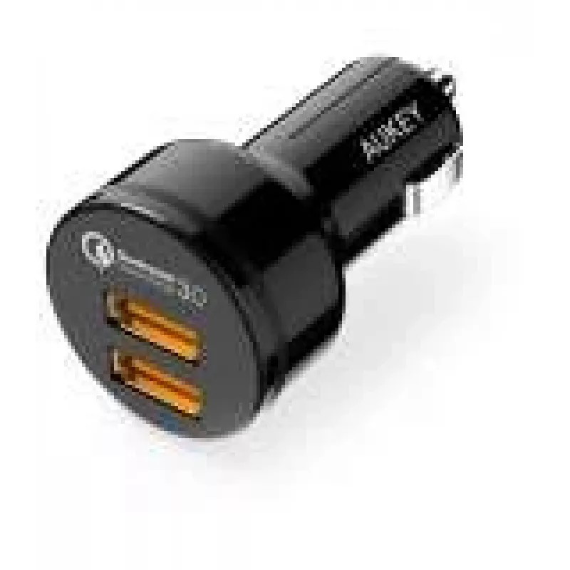 CC-T8 ultra-ātrs auto lādētājs 2xUSB 3.0 6A 36W + micro USB kabelis 1m