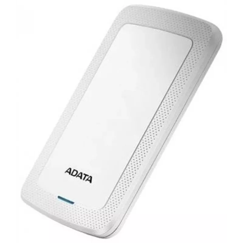 ADATA HV300 - Cietais disks - 2 TB - ārējais (pārnēsājamais) - USB 3.1 - 256 bitu AES - Balts