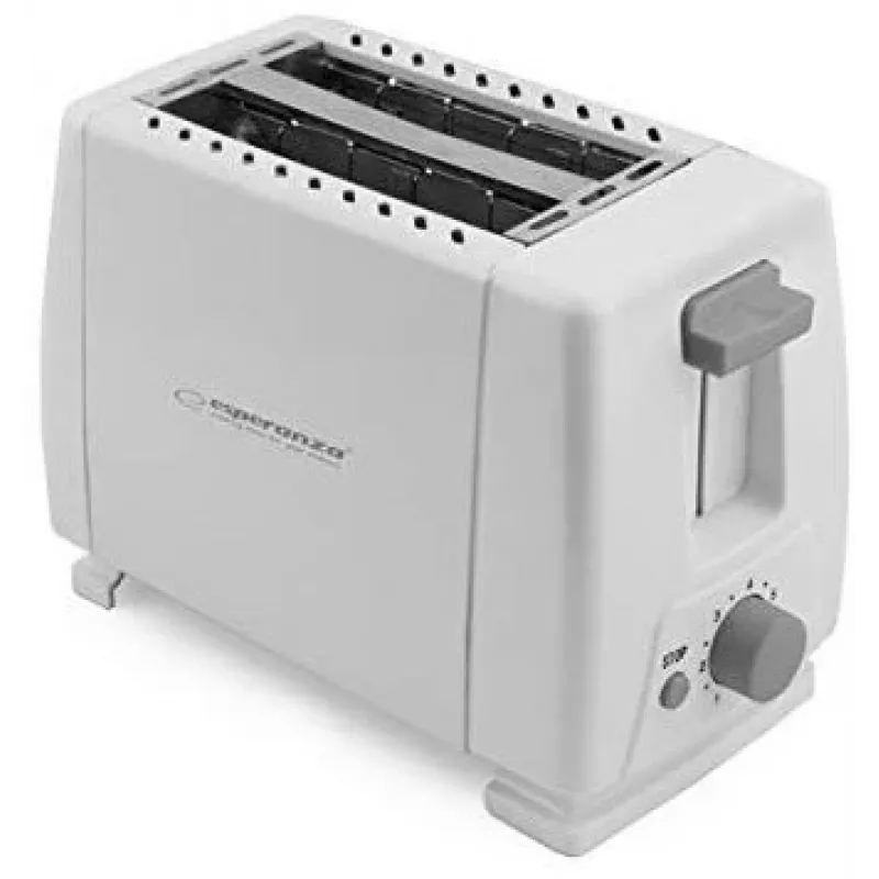 Esperanza EKT001 Caprese 2 šķēles 600 W Balts tosteris