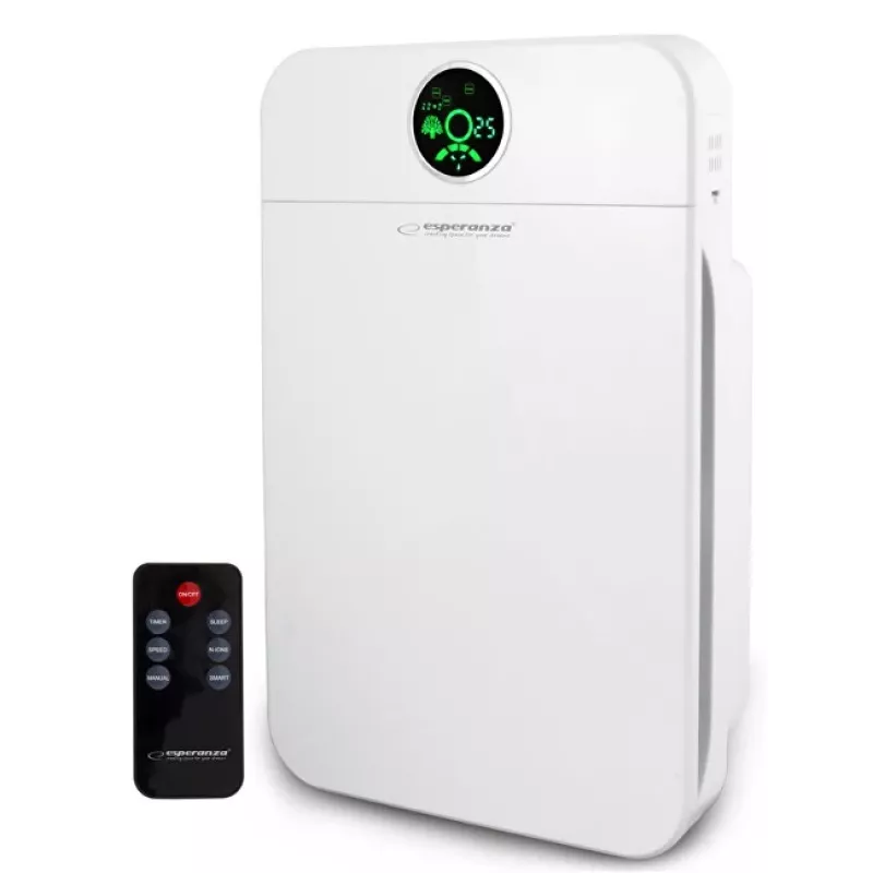 Gaisa attīrītājs ESPERANZA EHP002, balts, troksnis 50 dB, gaisa plūsma 150 m³/h