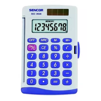 Kabatas kalkulators Sencor SEC 263/8 Pelēks