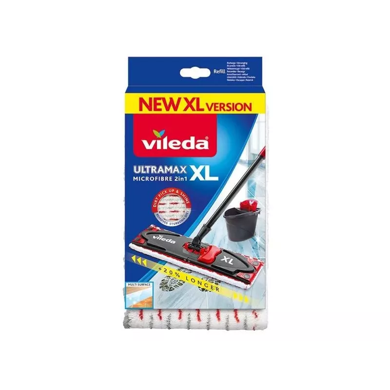 Mop spilventiņš Vileda UltraMax XL sarkans balts