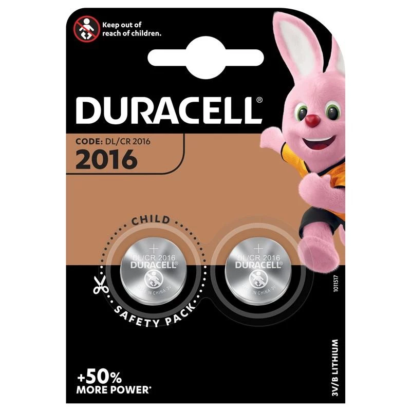 Vienreizējās lietošanas baterija Duracell DL2016