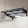 Iebūvējamā tvaika nosūcējs Elica Elite 14 LUX 60 BL — 598 mm, 368 m³/h, melns