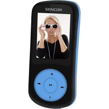 MP3/MP4 atskaņotājs Sencor SFP 5870BBU, 8 GB atmiņa, radio
