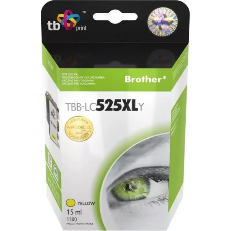 Tinte Brother LC529/53 9 TBB-LC525XLY dzeltena