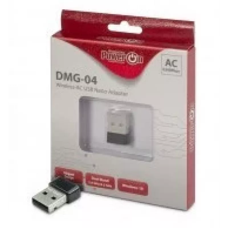 Inter-Tech USB 2.0 bezvadu tīkla adapteris 650Mbps