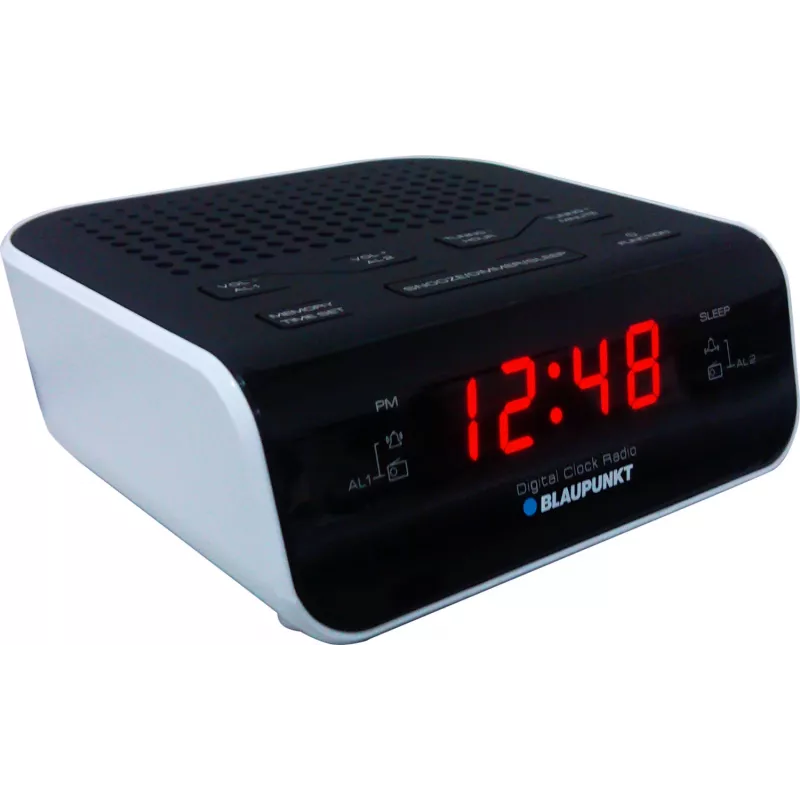 Blaupunkt CR5WH radio pulkstenis Melns, Balts