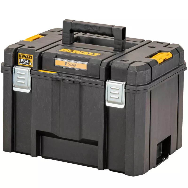 DeWALT DWST83346-1 TSTAK VI 2.0 instrumentu uzglabāšanas kaste, alumīnijs, melna/dzeltena