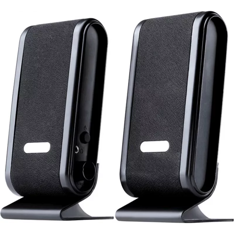 Skaļruņi 2+0 Quanto Black USB