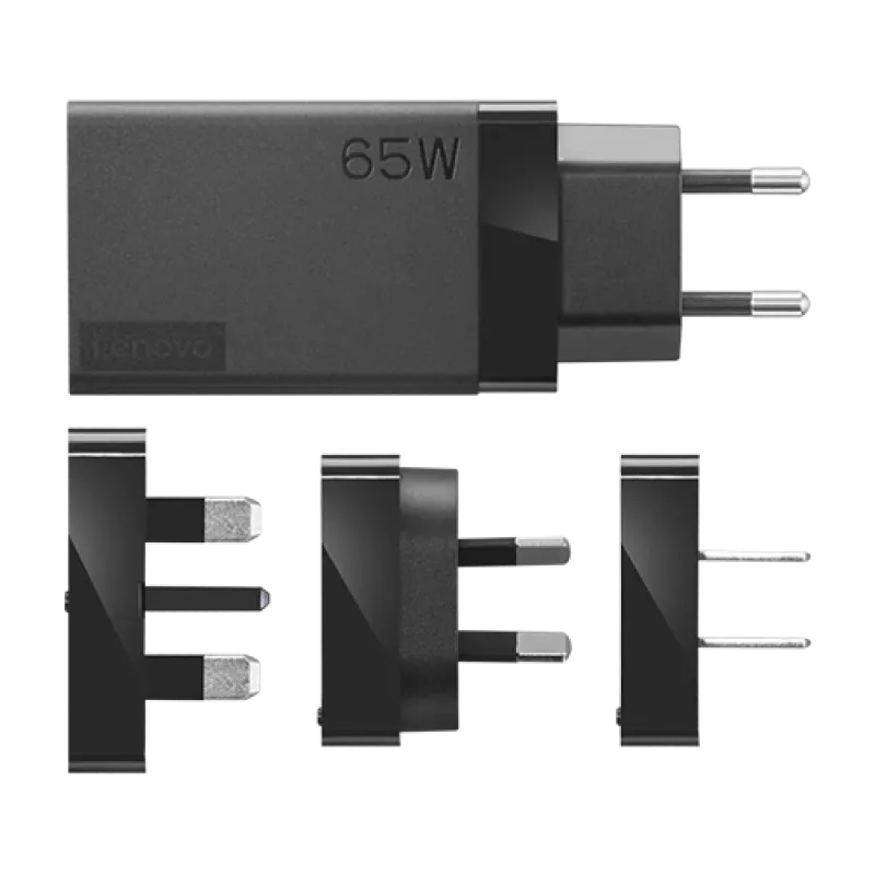 Lenovo 40AW0065WW universāls mobilās ierīces lādētājs, melns, iekštelpām