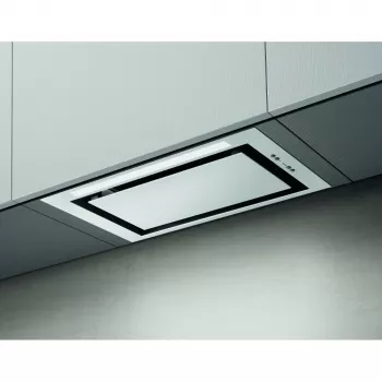 Elica LANE-60-WH 52 cm Balts Kupola Tvaika Nosūcējs ar 3 Ātrumiem + 1 Pastiprinājuma Līmeni un LED Apgaismojumu