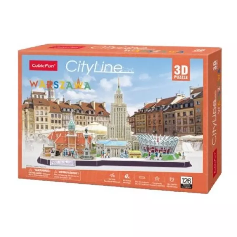 3D Puzle - Cityline Varšava
