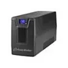 Nepārtrauktās barošanas avots PowerWalker VI 800 SCL FR — Line-interaktīvs UPS 0.8 kVA (480 W), 2× E tipa kontaktligzdas, USB, RJ-45/RJ-11, 12V 9Ah akumulators, tornis, melns