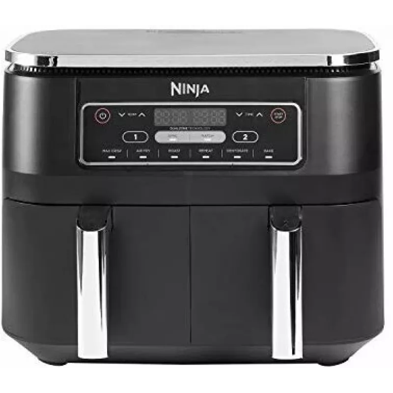 Ninja AF300 Divu zonu gaisa fritieris 7.6 L 1690 W Melns