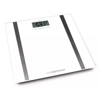 Personīgie elektroniskie svari Esperanza Samba EBS018W, balti, 180 kg