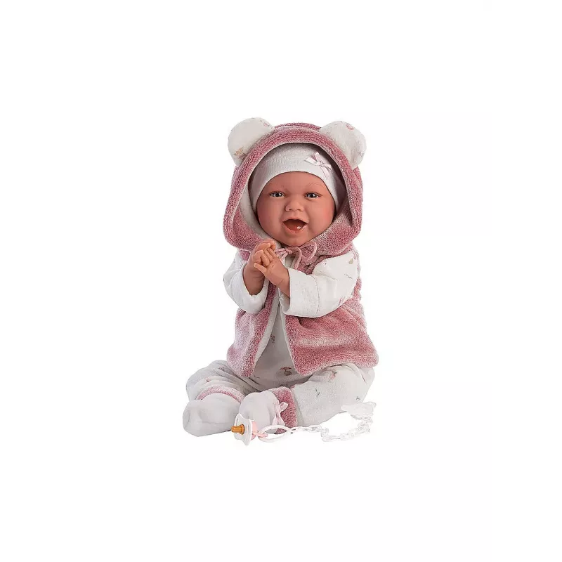 Llorens 74070 Mimi smejoša bērna lelle ar skaņu, 42 cm