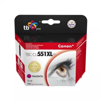 Tintes kasetne TB Kompat. S Canon CLI-551XL MG Magenta