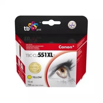 TB Kompat. kasetne Canon CLI-551XL YL Dzeltens