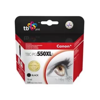 Tintes kasetne TB Kompat. S Canon PGI-550XLBK Melna