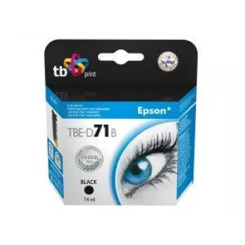 Tintes kasetne TB saderīga ar Epson T0711 Melna