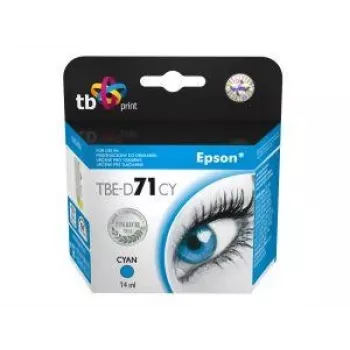 TB saderīga tintes kasetne Epson T0712 Cyan