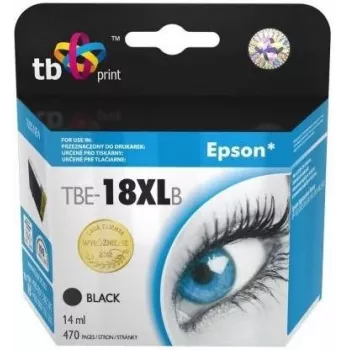 Tintes kasetne TB Kompat. Epson T1811 Melna 100% Jauna