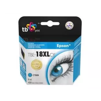 Tintes kasetne TB Kompat. S Epson T1812 C 100% Jauna