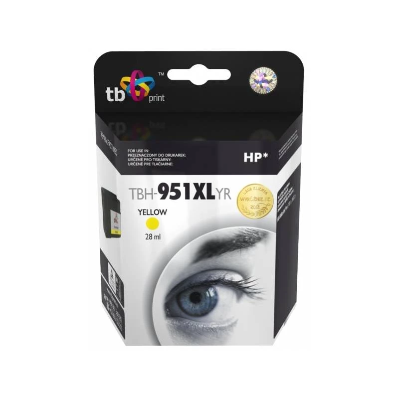 TB saderīga tintes kasetne HP CN048AE, dzeltena