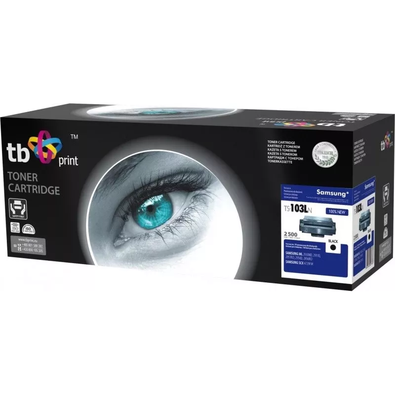 TB TS-103LN melns XL toneris Samsung ML-2950 (MLT-D103L) printeriem, 2500 lpp.