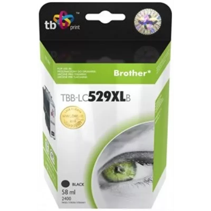Ink. Kaz. TB saderīga ar Brother LC529/539 MELNA jauna