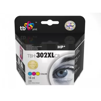 Tinte HP DJ 1110/2130 TBH 302XLCR krāsu pārražota