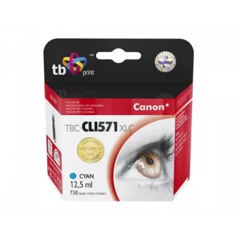 Tinte Canon CLI-571XL TBC-CLI571XLC CY 100% jauna