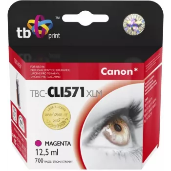 Tintes kasetne TB Kompat. S Canon CLI-571XL MA Magenta
