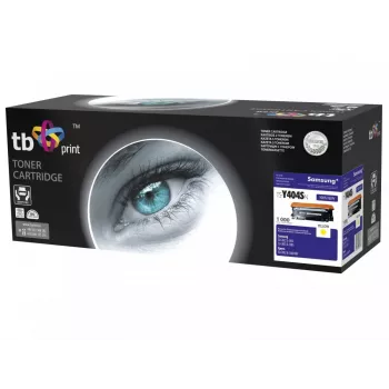 Tonera kasetne TB Komp S Samsung CLT-Y404S, jauna, 1000 lpp., dzeltena