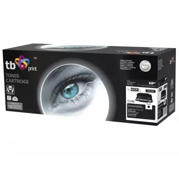 Toner TB saderīgs ar HP CE255X 100% Jauns, Melns