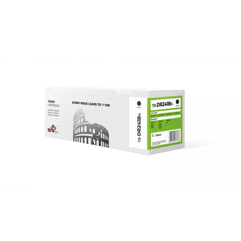 TB Print TB-DR241BN attēlveidošanas bloks Brother DR241 printeriem, 15000 lapu resurss, melns